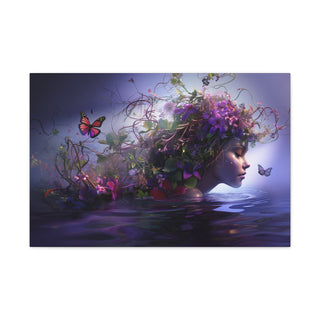 If Mother Earth Had A Face - Digital Painting On Matte Canvas