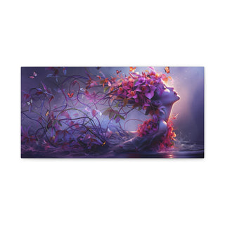 Earth's Rising Beauty - Digital Painting On Matte Canvas