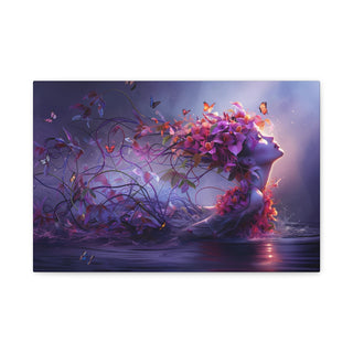 Earth's Rising Beauty - Digital Painting On Matte Canvas