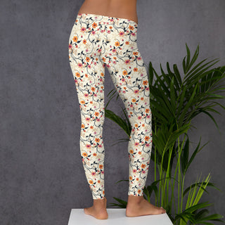 Entwined Beautiful Flowers Leggings