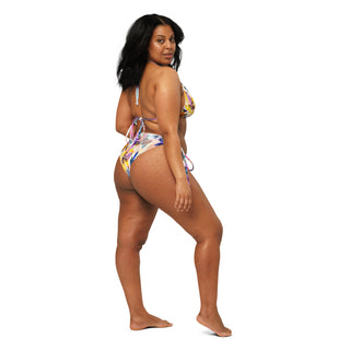 Tropical Paradise Multi-Color String Bikini