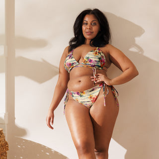Pretty Floral String Bikini