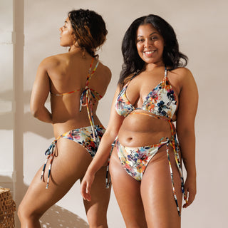 Tiny Flowers string bikini