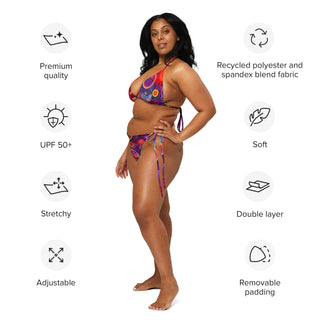 Pretty Abstract String Bikini