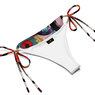 Spiraling Floral String Bikini